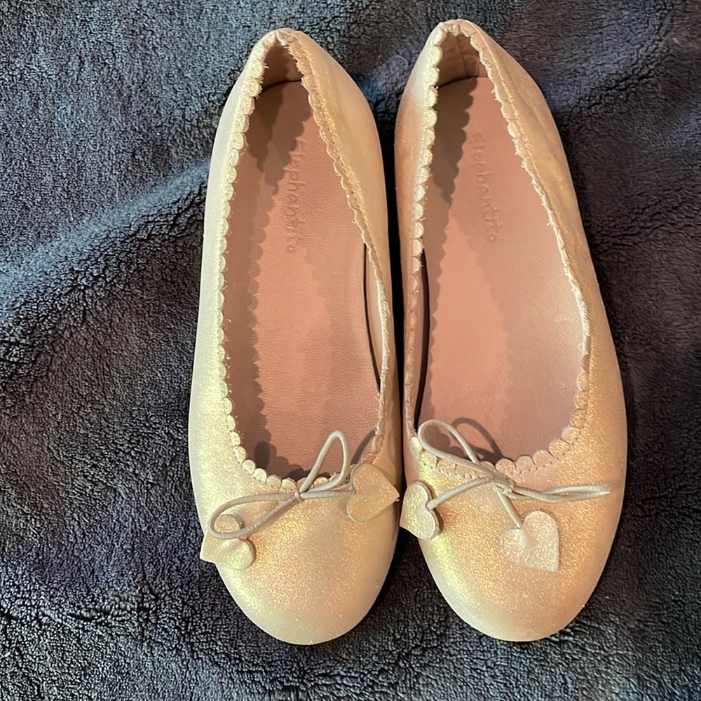 Elephantito girls scalloped ballerina flats size 13